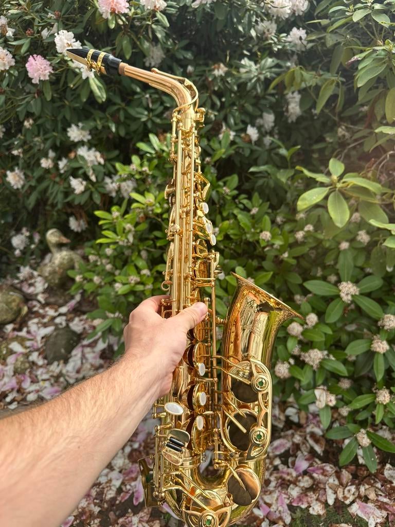 NewYorkSymphonic Alt Saxofoon, Musique & Instruments, Instruments à vent | Saxophones, Enlèvement, Comme neuf, Alto, Avec valise