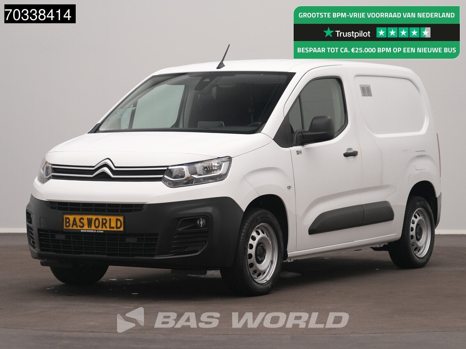 Citroën Berlingo 110pk Benzine! L1H1 Airco Navi Cruise Carp, Auto's, Stof, Gebruikt, 1199 cc, Citroën