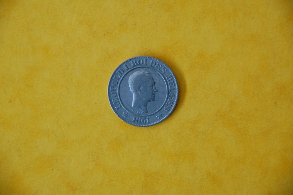 20 centimes 1861 in zeer goede staat, Verzenden, Losse munt