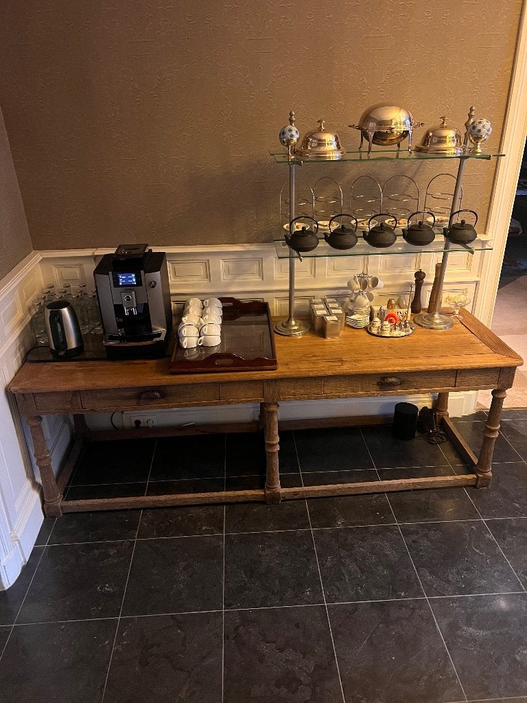 mooie oude eiken tafel, Huis en Inrichting, Ophalen