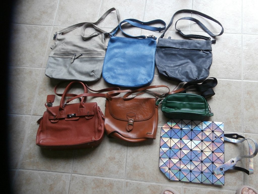 Lot de 8 sacs, Enlèvement ou Envoi, Utilisé, Autres couleurs