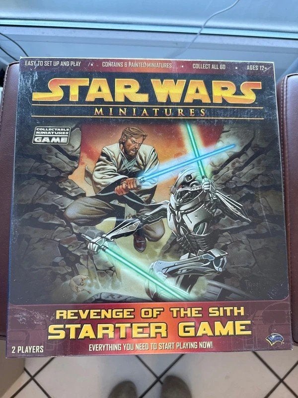 Star Wars Miniatures ROTS Starter Game WOTC, Verzamelen, Ophalen of Verzenden, Gebruikt