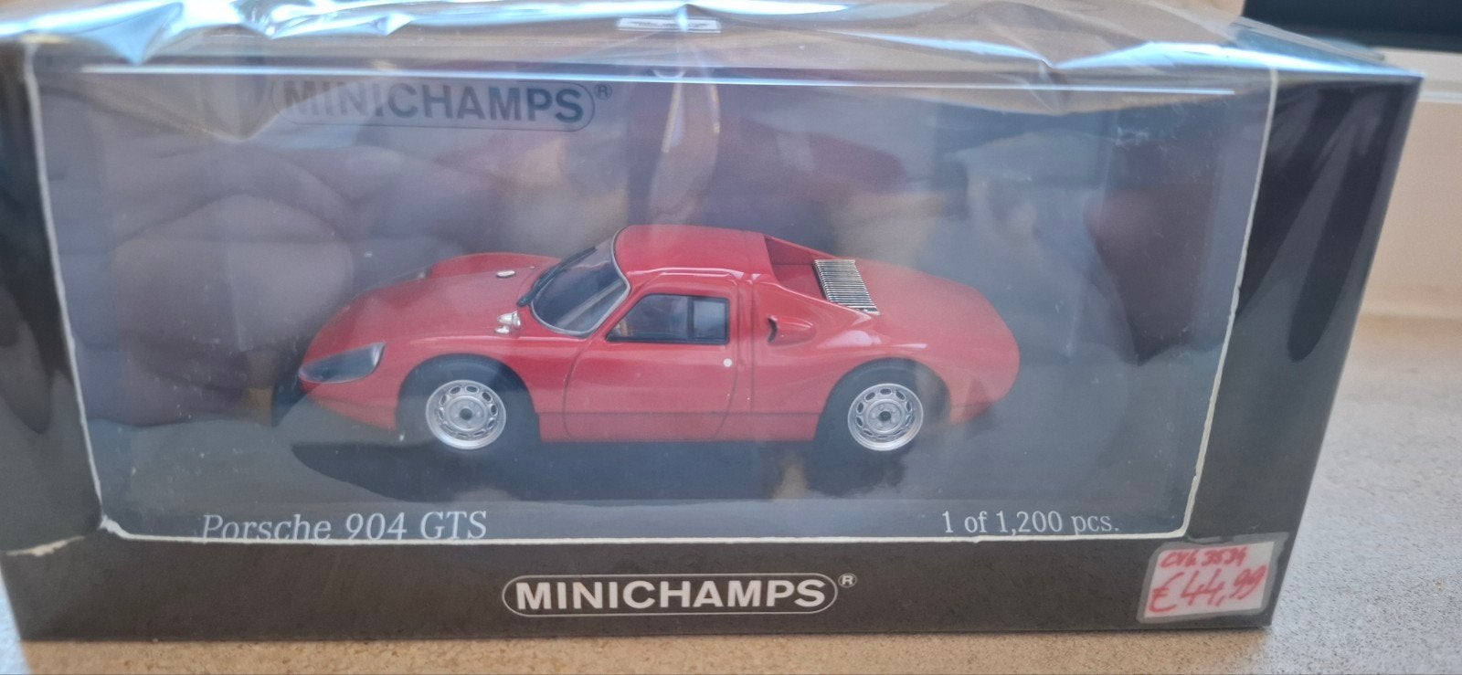 1/43 Minichamps Porsche 904 GTS    Red - 1964, Hobby & Loisirs créatifs, Enlèvement ou Envoi, Neuf, Voiture, MiniChamps