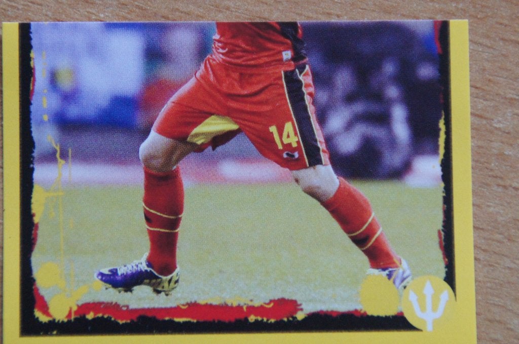 sticker benen van voetballer Rode Duivels  (1), Ophalen of Verzenden, Nieuw, Sport