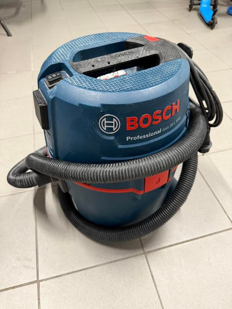 Bosch bouw Stof- en waterzuiger GAS 20l SFC, Ophalen, Gebruikt, Waterstofzuiger