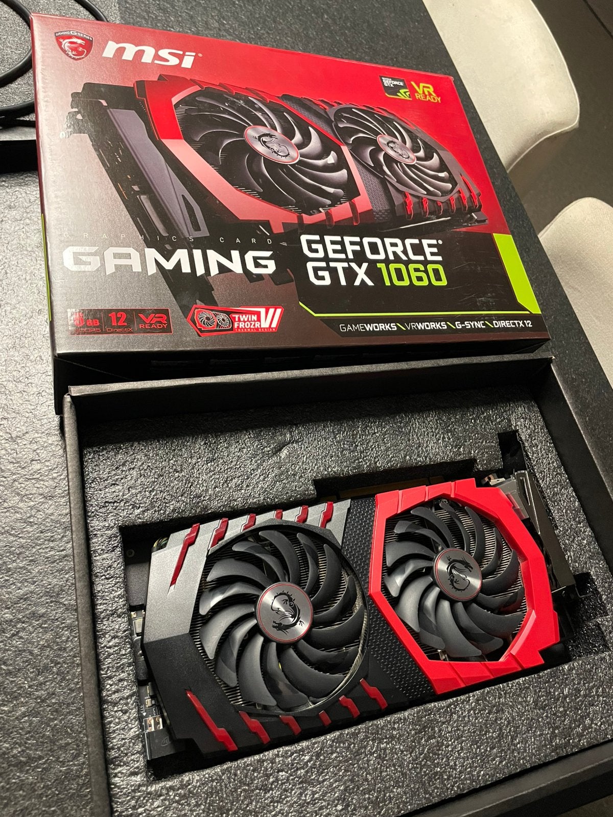 MSI Geforce GTX 1060 6GB, PCI-Express 3, Gebruikt, HDMI, Ophalen of Verzenden
