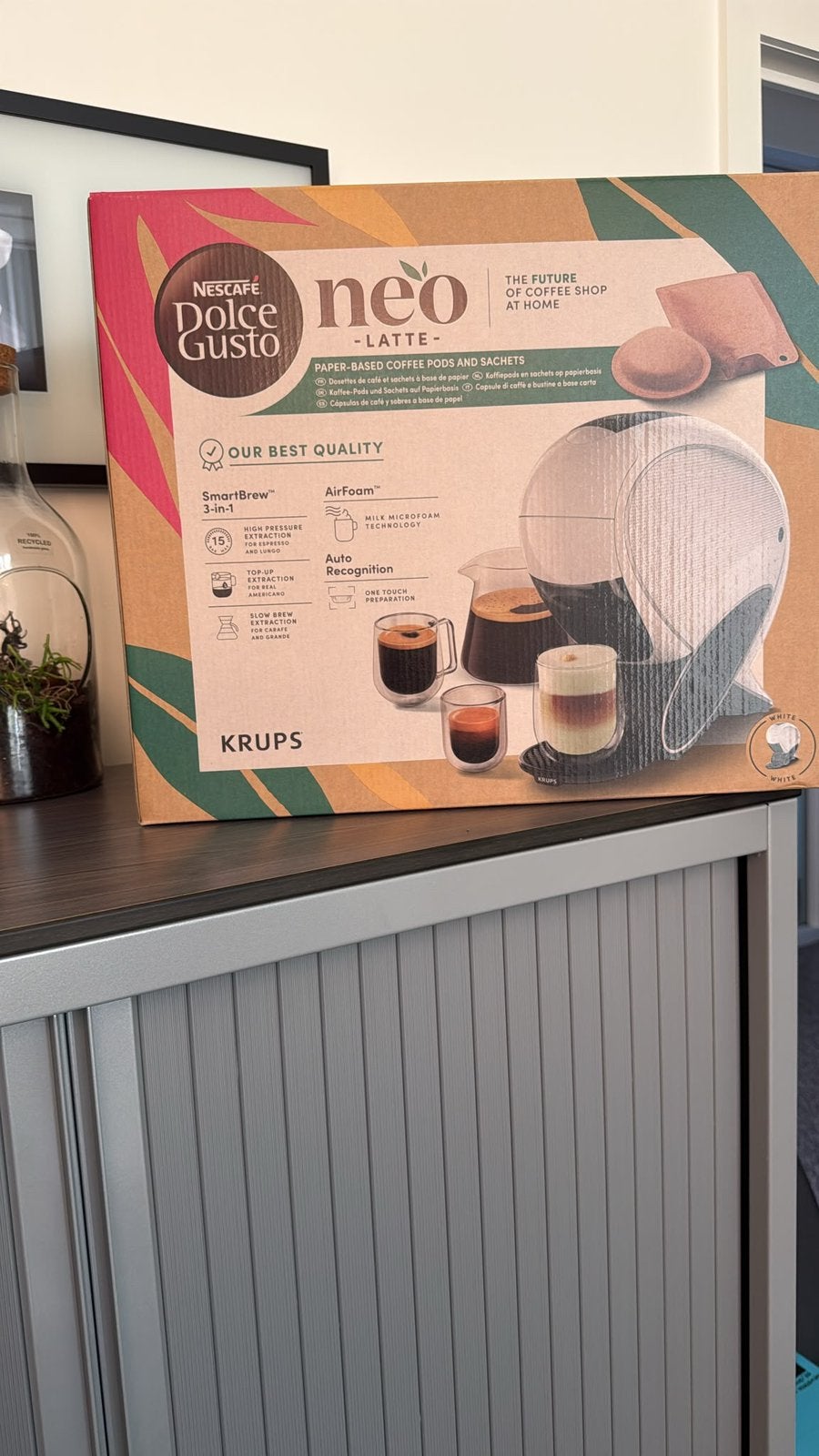 Dolce Gusto neo latte, Machine à espresso, Réservoir d'eau amovible, Enlèvement ou Envoi, Dosettes et capsules de café