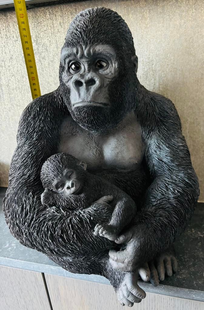 Gorilla met baby, Huis en Inrichting, Ophalen, Zo goed als nieuw
