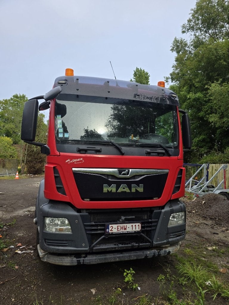 MAN TGS 35.460 – Camion met kraan - rood, Auto's, Automaat, Euro 6, MAN, Bedrijf