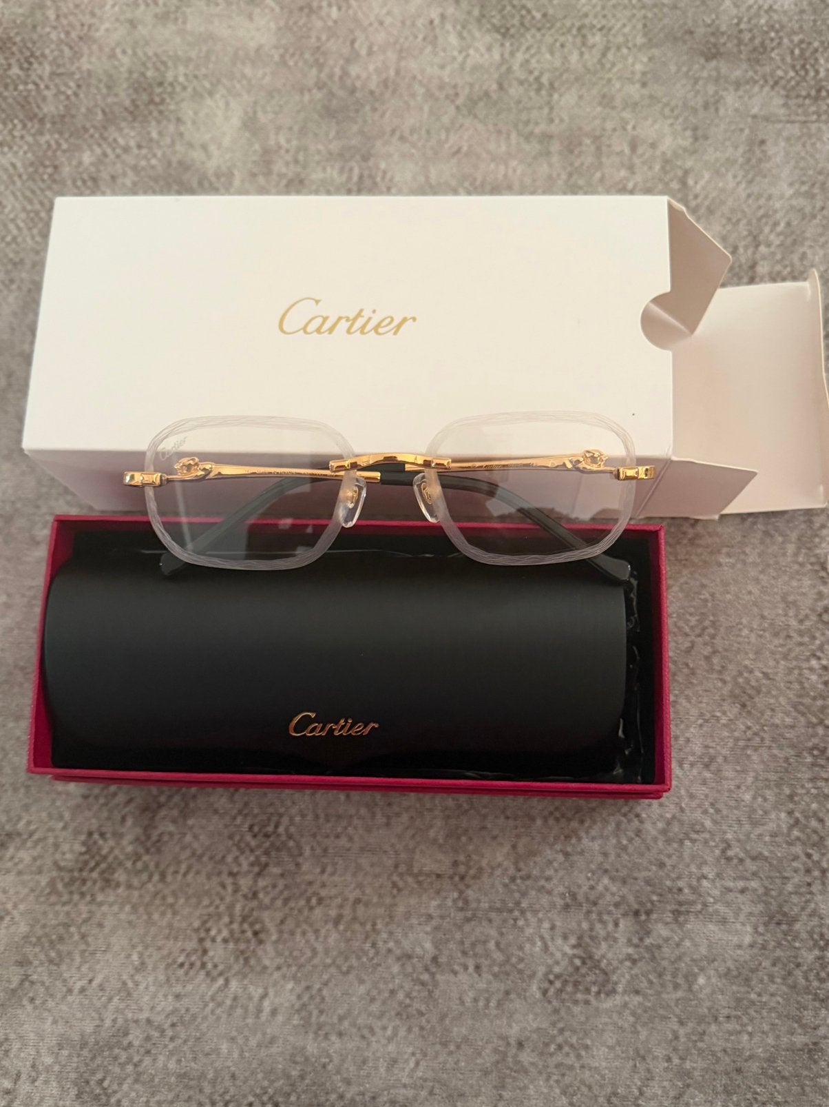 Lunettes Cartier photo chromique, Enlèvement ou Envoi, Comme neuf, Lunettes