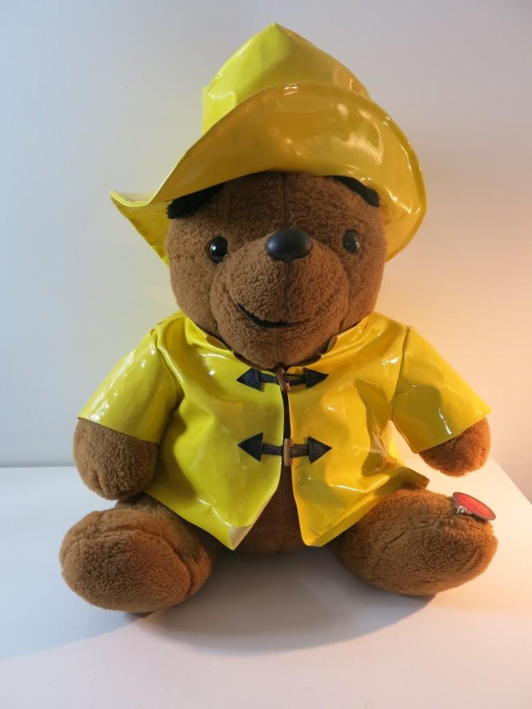 Grote Paddington beer gele regenjas, Ophalen of Verzenden, Zo goed als nieuw