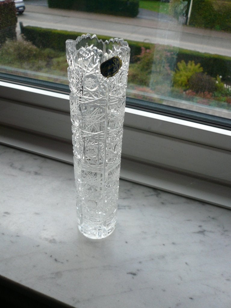 Boheemse kristallen vaas, Antiek en Kunst, Ophalen