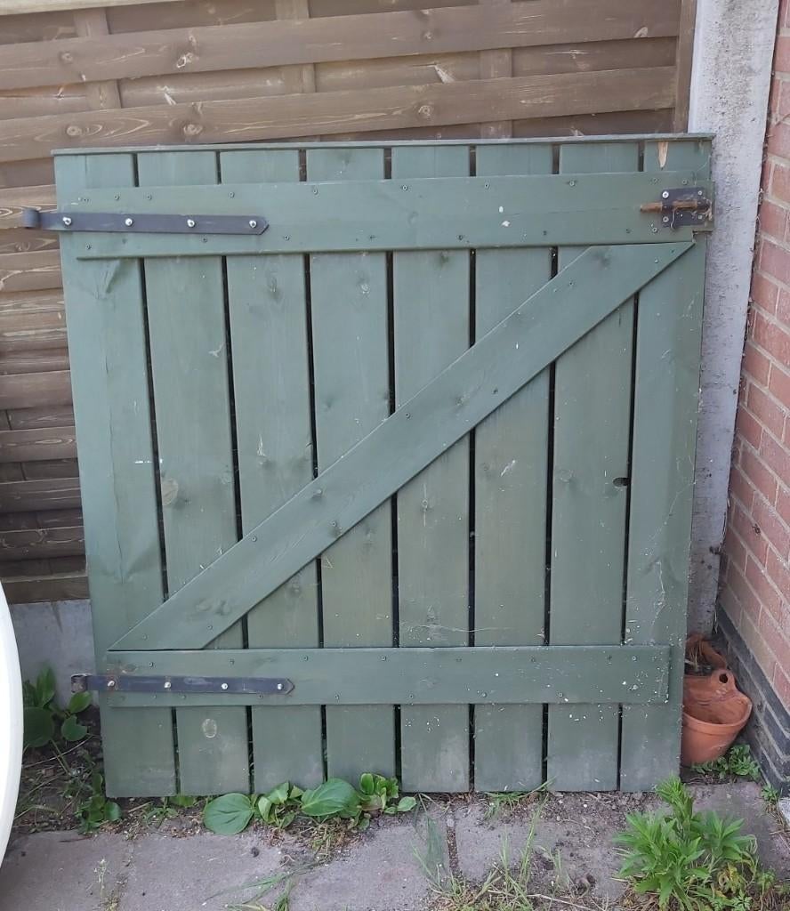 Poortje, Tuin en Terras, Ophalen, Zo goed als nieuw, Hout, Overige typen