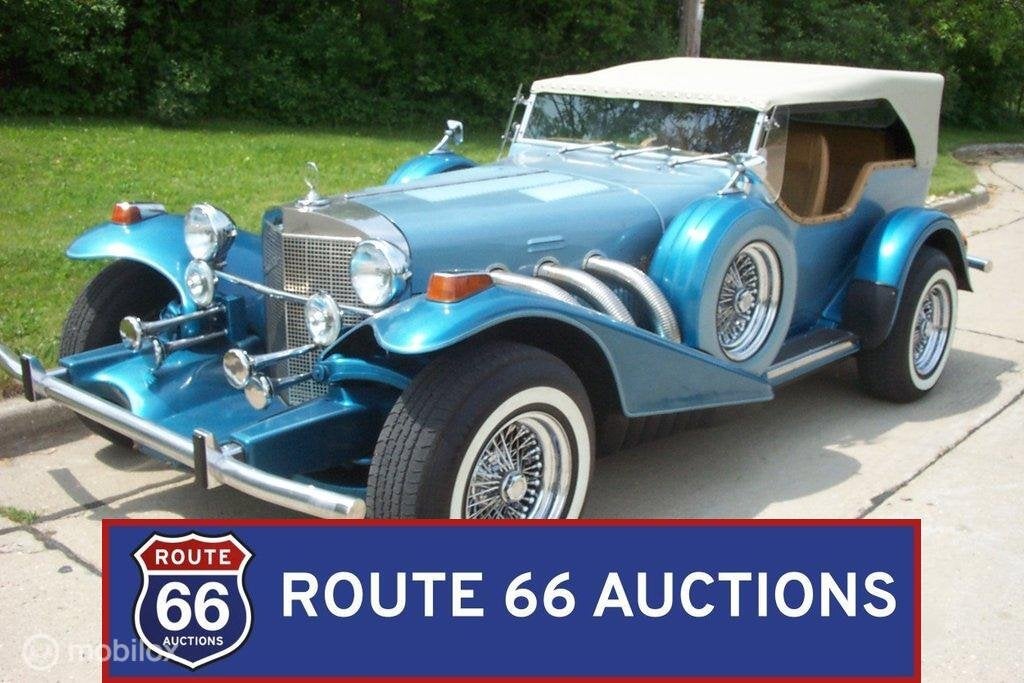 Excalibur Phaeton Series III | 1977 | Route 66 Auctions, Autres marques, Achat, Entreprise, Boîte manuelle