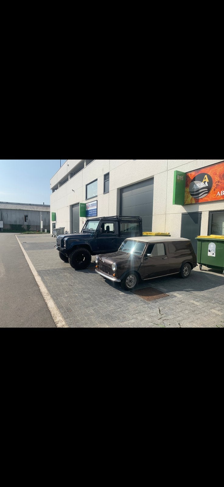 Austin mini Van, Ophalen, Mini