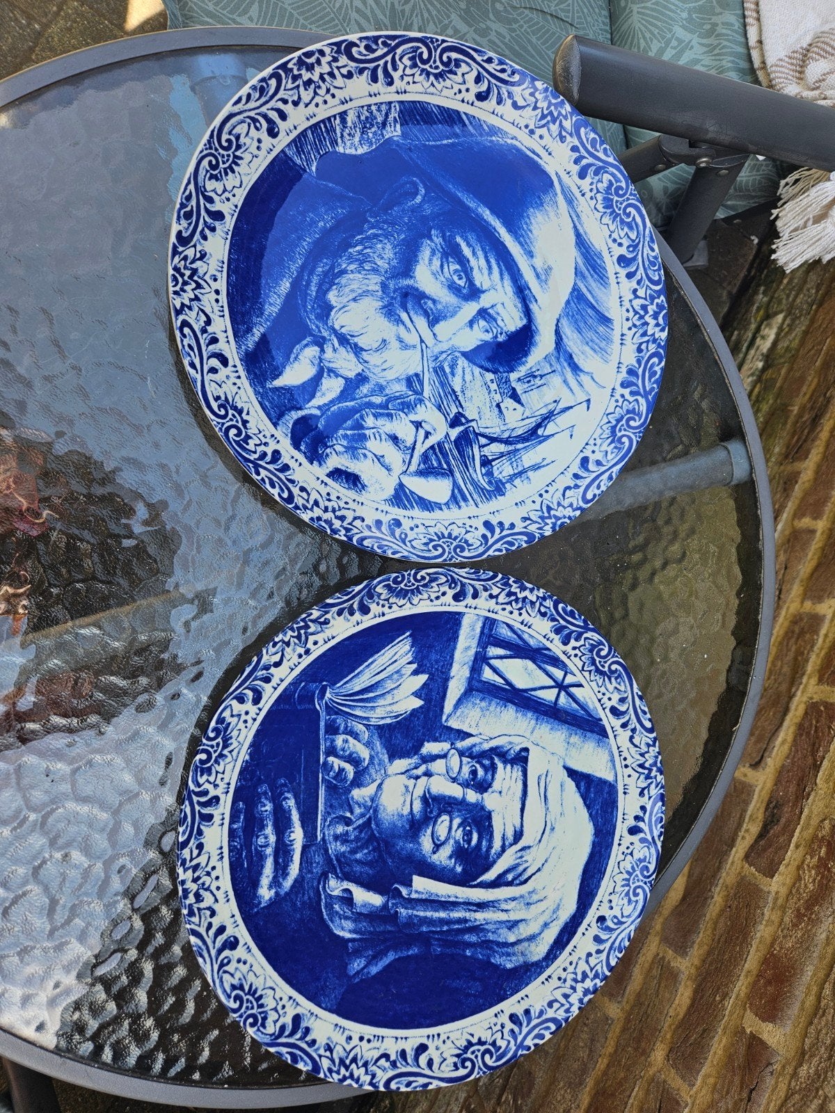 Borden delft boch, Ophalen