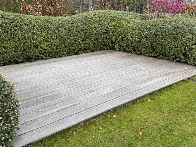 Terras van padoek planken van 5/2019, Jardin & Terrasse, Jardin & Terrasse Autre, Enlèvement, Comme neuf
