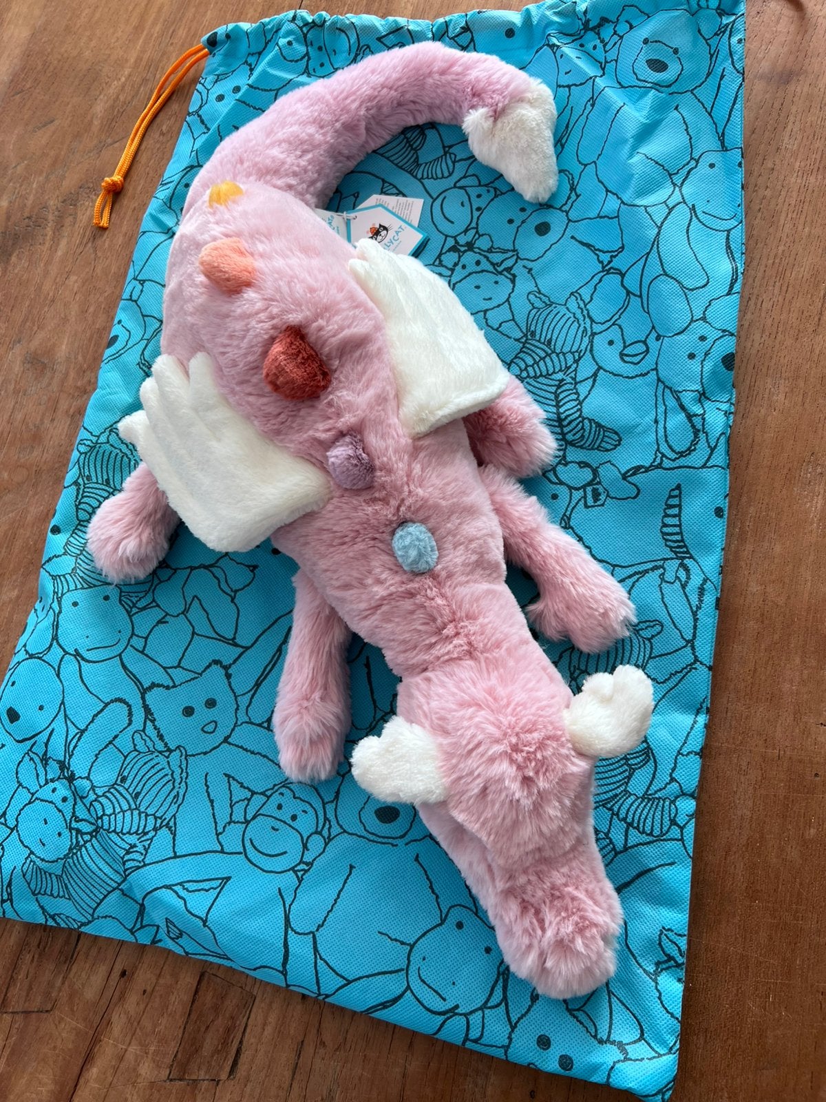 Jellycat duskrise dragon, Enlèvement ou Envoi, Neuf, Rose, Jellycat