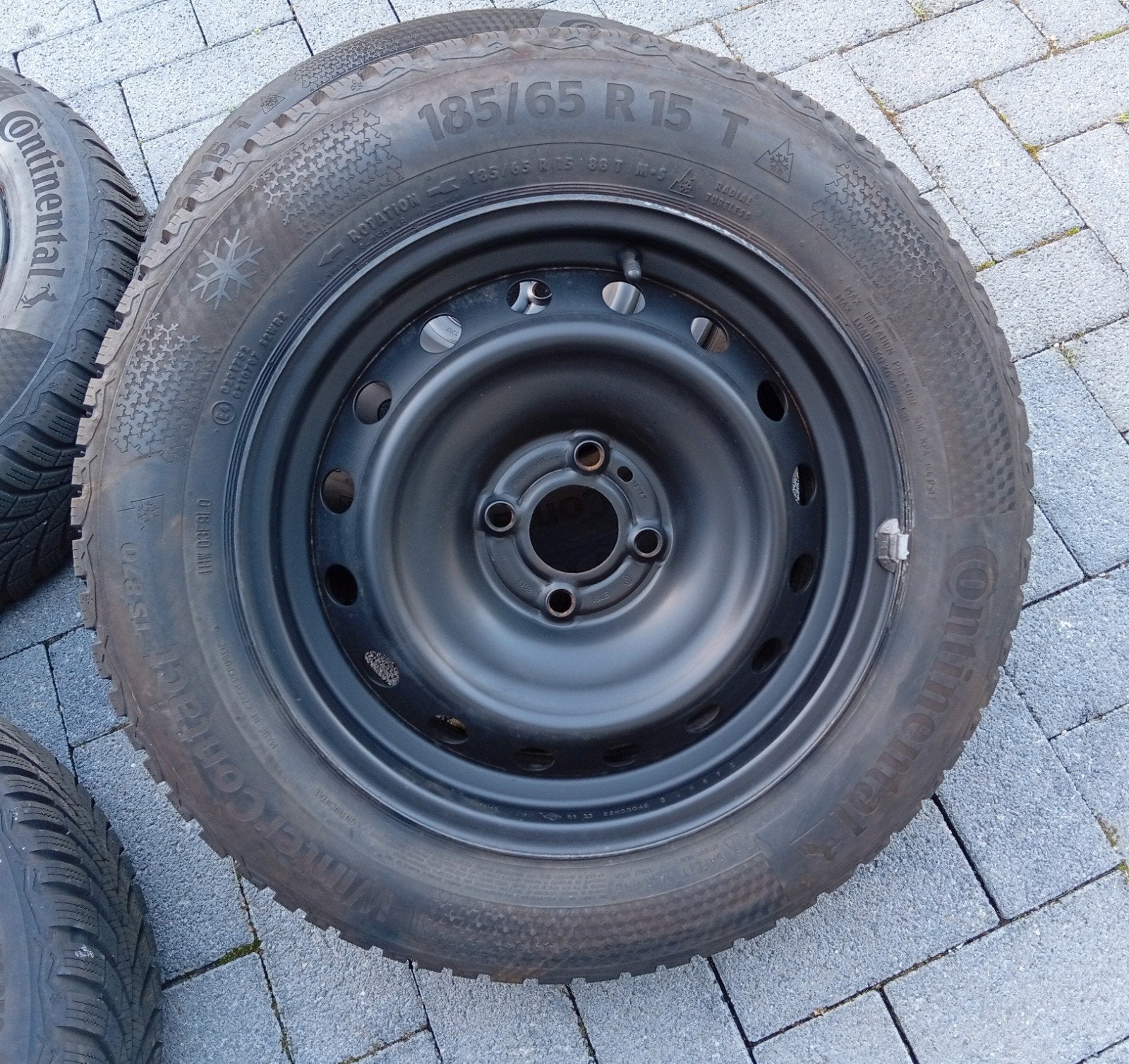 Winterbanden Renault Clio Dacia Sandero 15inch 4X100 8&6mm❄️, Enlèvement, Utilisé