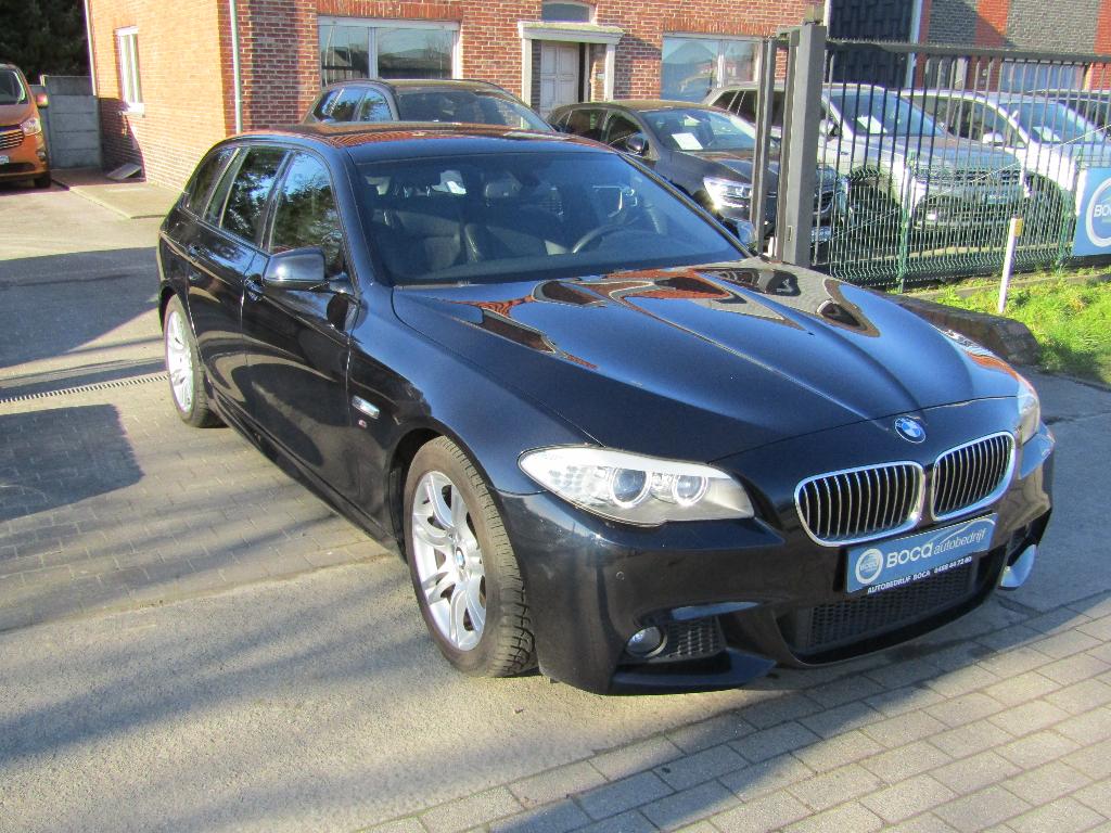 Bmw 520d M-pakket, Autos, BMW, Cuir, Euro 5, Entreprise, Noir