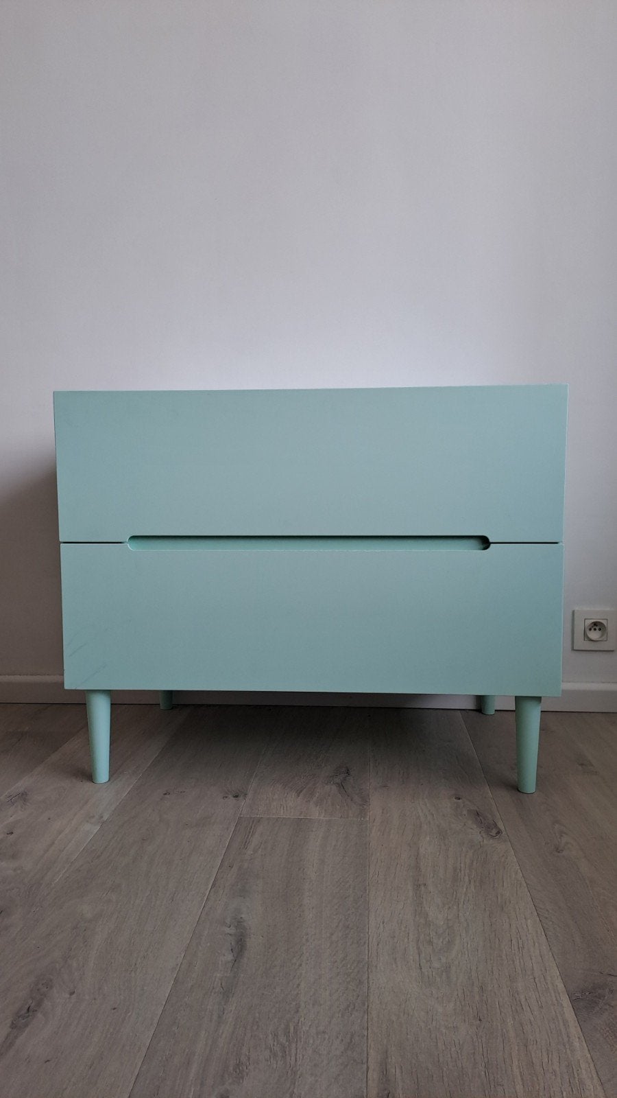Commode vert menthe Ikea, Maison & Meubles, Armoires | Commodes, Modern vintage, 25 à 50 cm, Moins de 100 cm, Enlèvement
