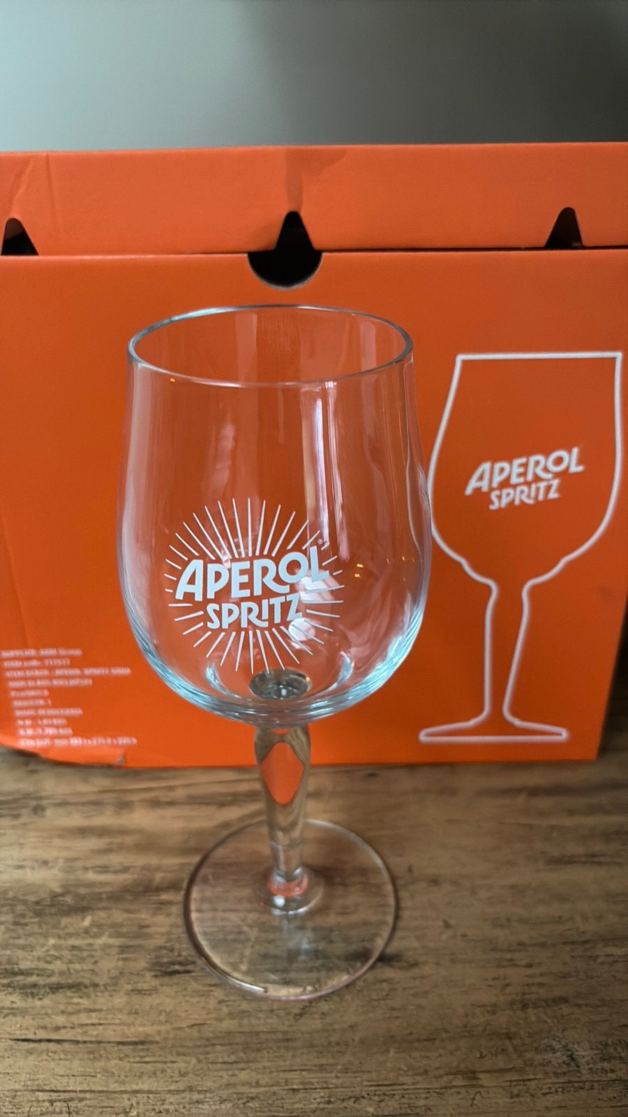 Aperol Spritz glazen., Ophalen of Verzenden, Zo goed als nieuw