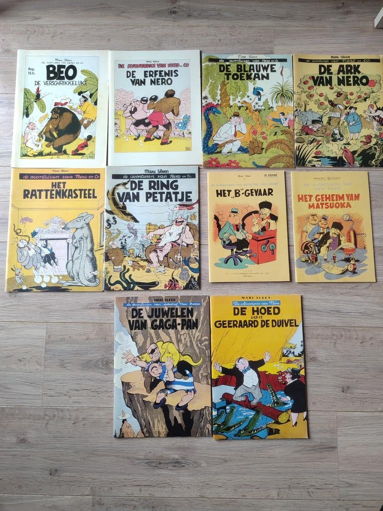Marc Sleen strips, Boeken, Stripverhalen, Ophalen