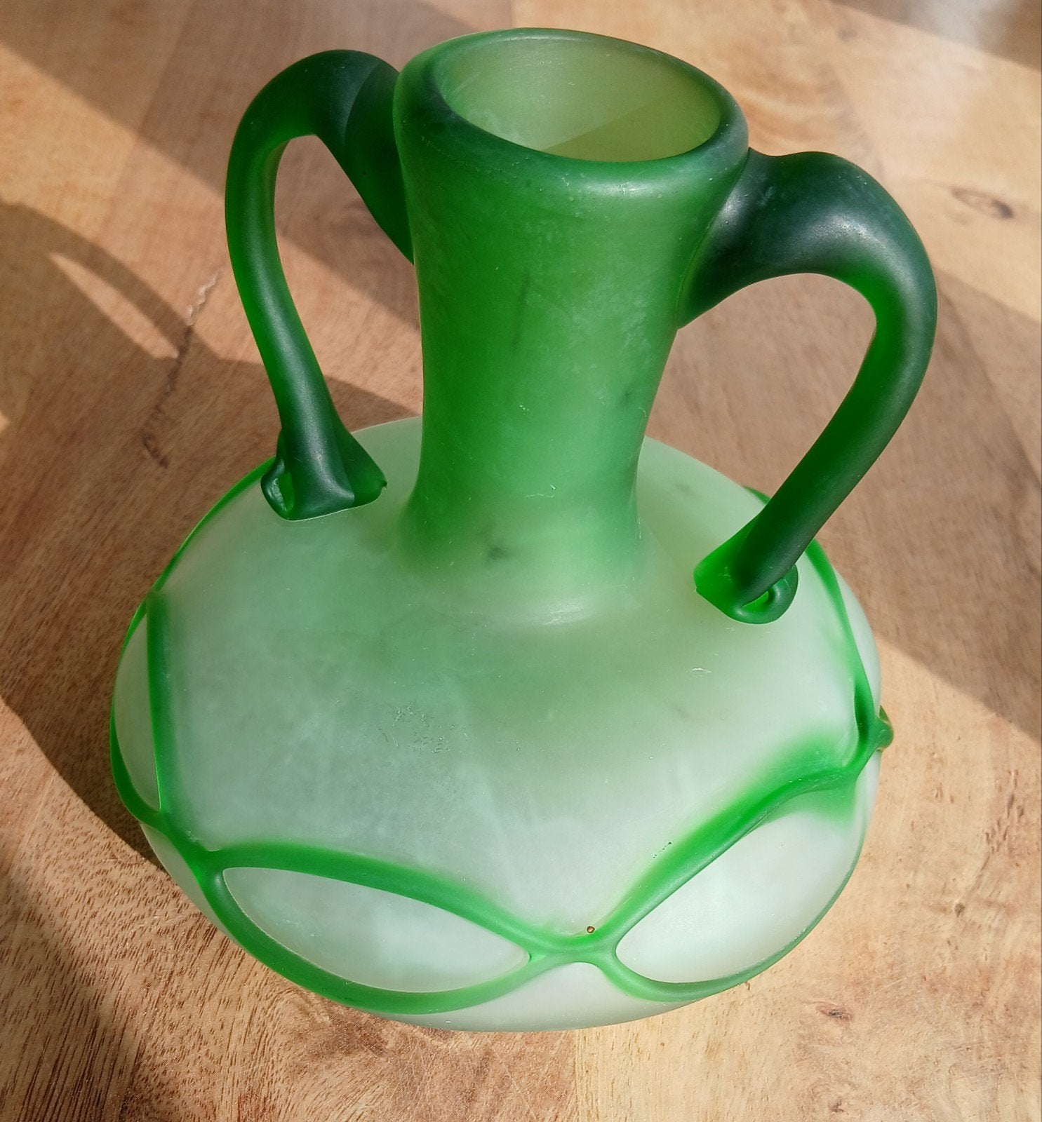 vintage Sherekat amfora vaas, Ophalen, Glas