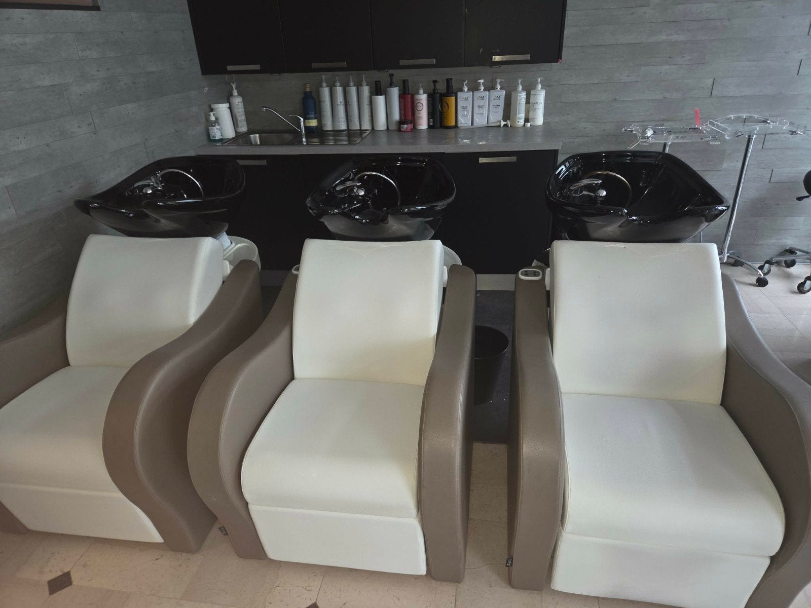 Fauteuil pour se laver les cheveux, Enlèvement