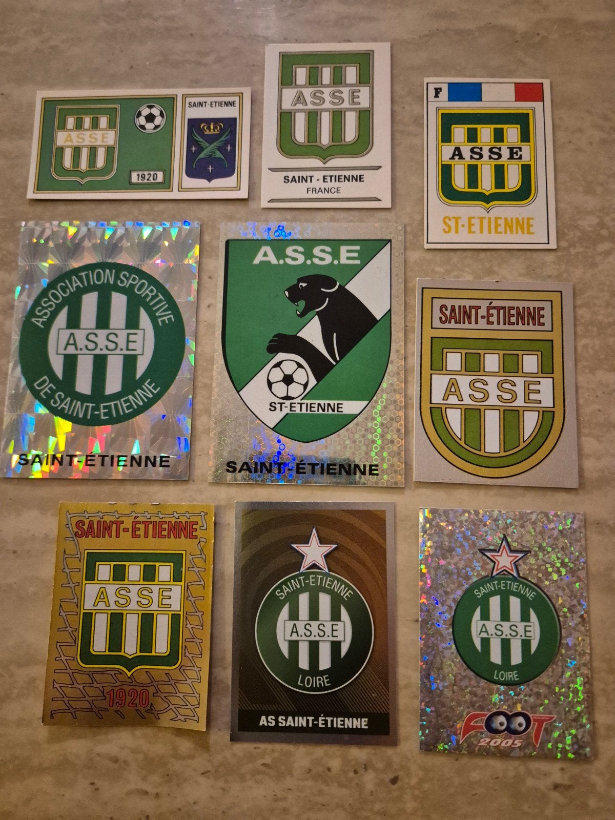 Emblèmes de St Étienne,  panini football, Enlèvement ou Envoi