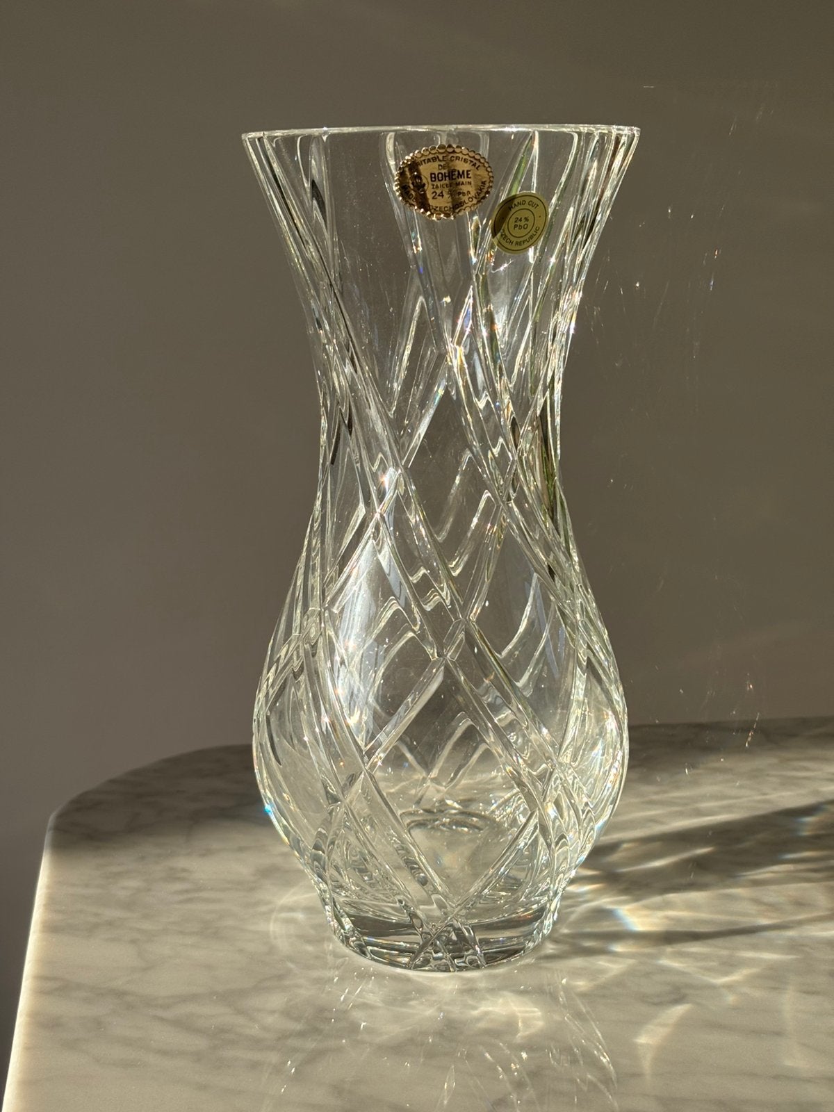 Bohemia Crystal Vaas, Ophalen, Zo goed als nieuw