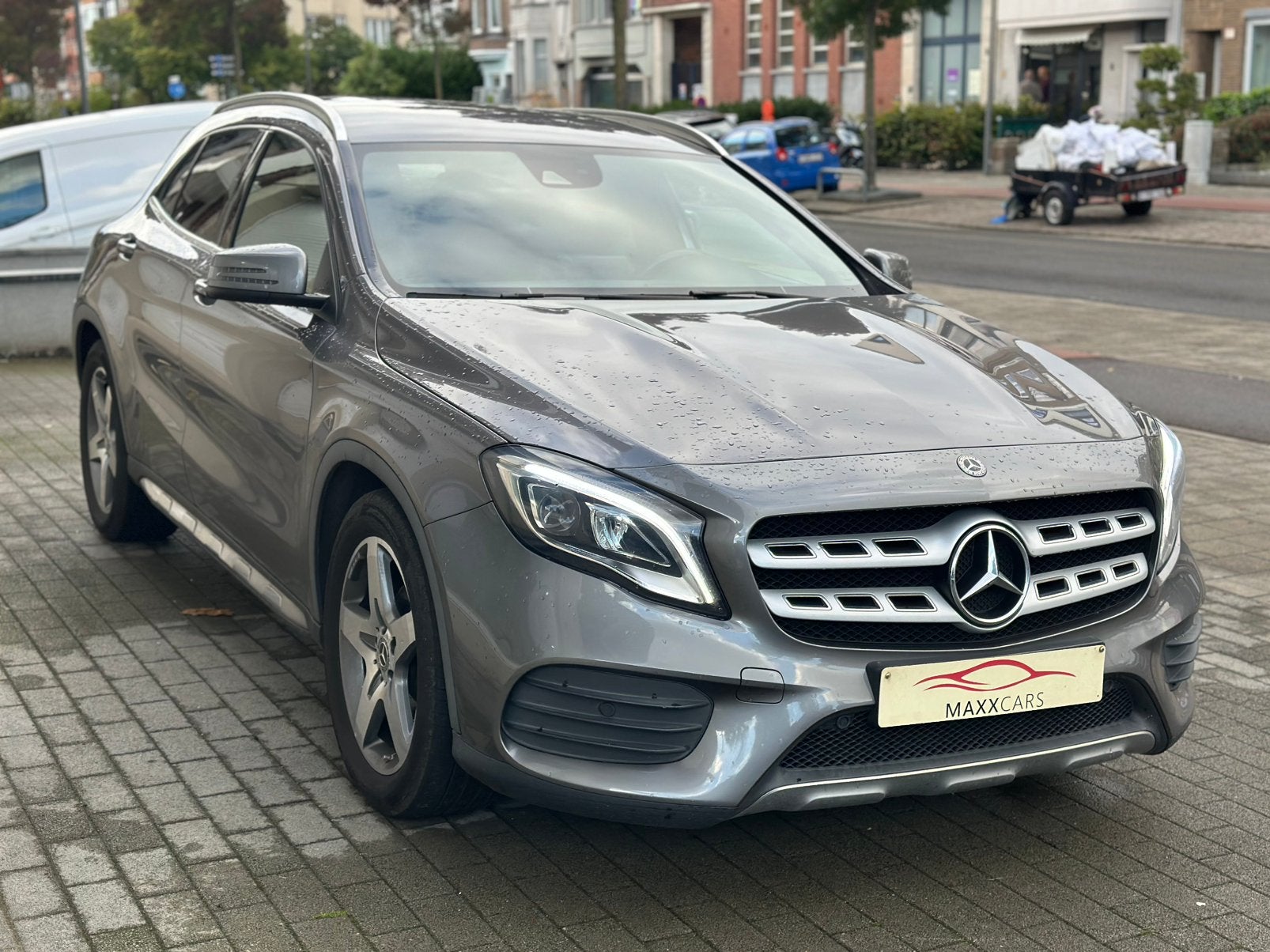 Mercedes GLA200d Aut. AMG pakket 8/2018 - 1ste eig - dealer, Auto's, Achterwielaandrijving, Euro 6, 4 cilinders, Bedrijf
