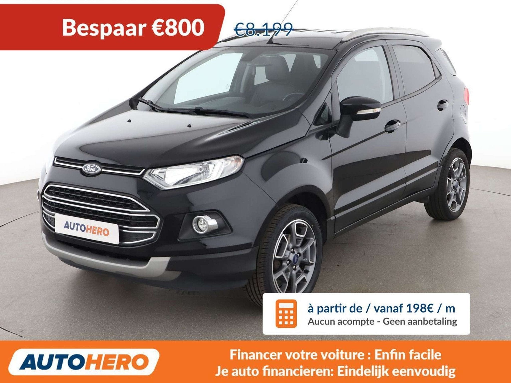 Ford EcoSport 1.0 EcoBoost Titanium (bj 2017), Auto's, https://public.car-pass.be/vhr/9dc06710-30f0-4f4c-b862-962784f2f09d, Gebruikt