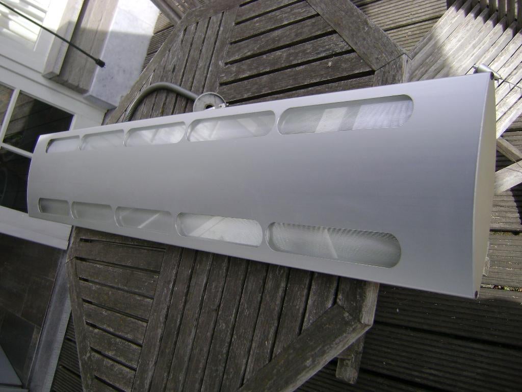 alu industriele hanglamp, Ophalen, Gebruikt, Metaal, Industriele stijl