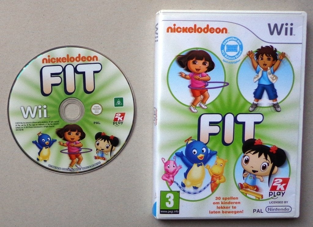 Nickelodeon Fit voor de Nintendo Wii, Enlèvement ou Envoi, Utilisé