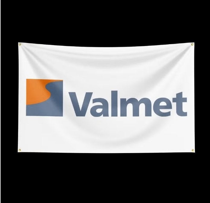 Grote vlaggen Valmet (150x90cm) Nieuw., Enlèvement ou Envoi, Neuf