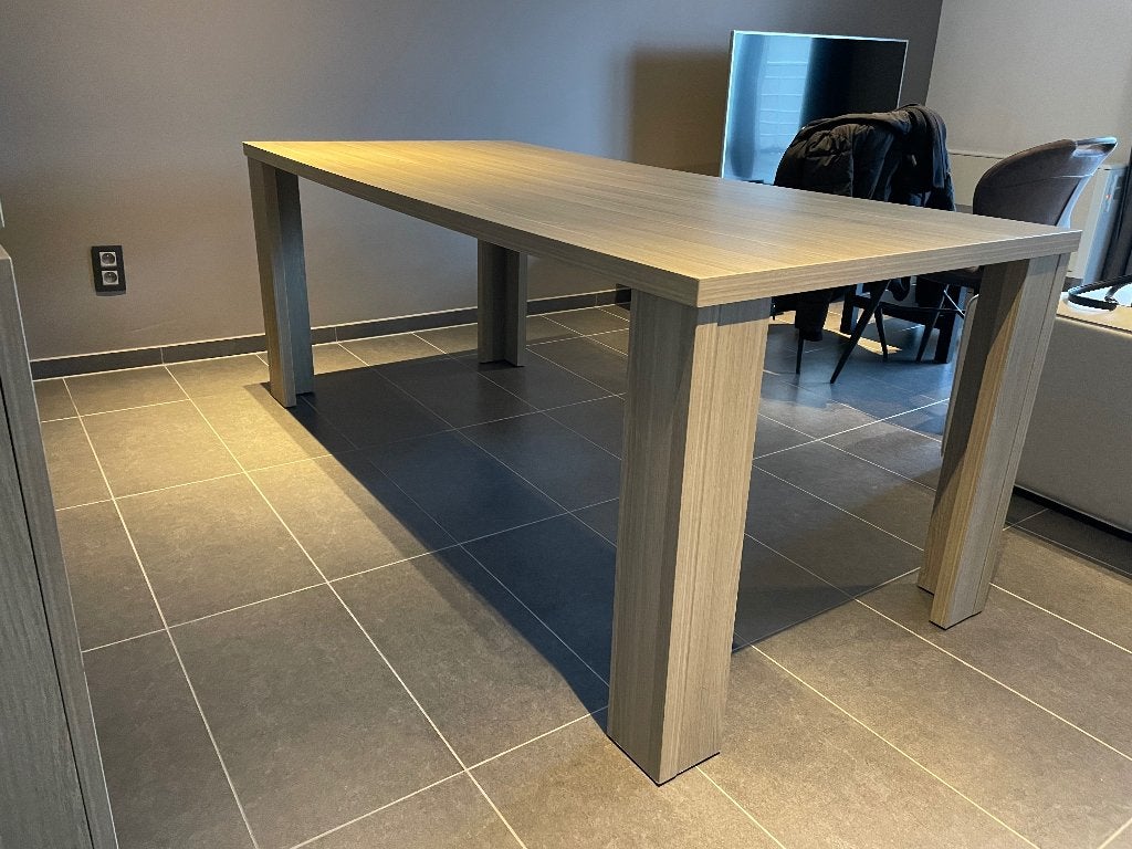 eettafel, Huis en Inrichting, Ophalen, 50 tot 100 cm, Zo goed als nieuw, 150 tot 200 cm