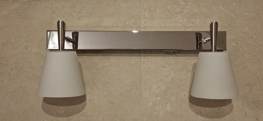 Badkamer wandlamp, Ophalen of Verzenden, Zo goed als nieuw, Glas, Modern