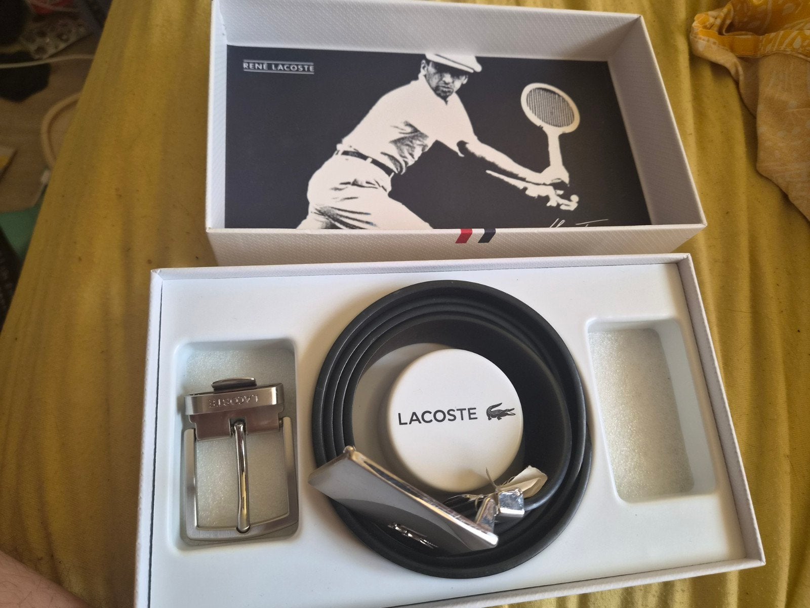 ceinture lacoste deux boucle, Kleding | Heren, Riemen en Ceintuurs, Ophalen, Zo goed als nieuw, Riem of Ceintuur, Lacoste