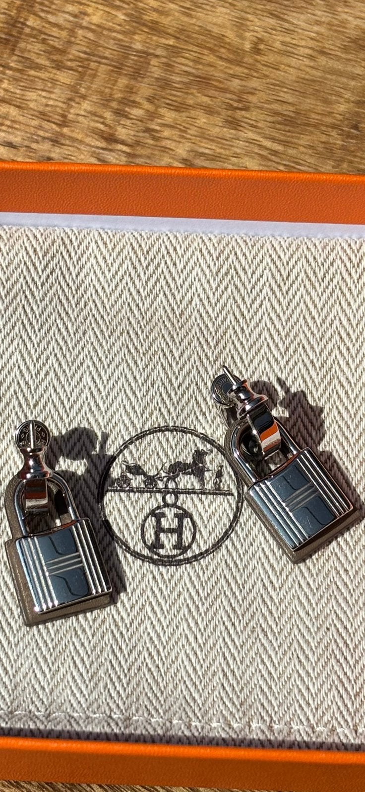 HERMES O’Kelly earrings, Ophalen of Verzenden, Zo goed als nieuw