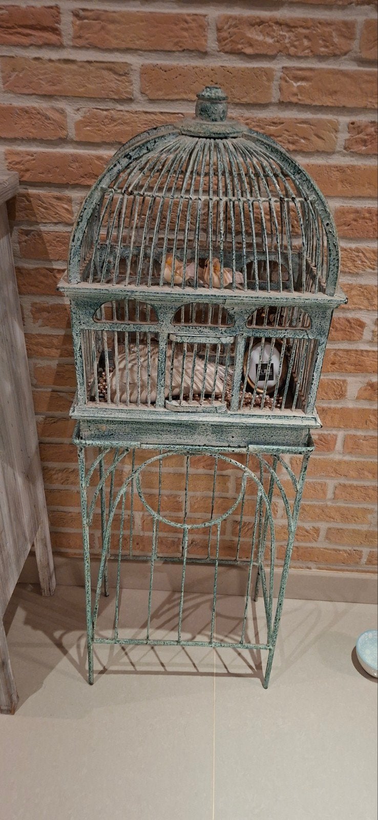 vogelkooi decoratief, Antiek en Kunst, Ophalen