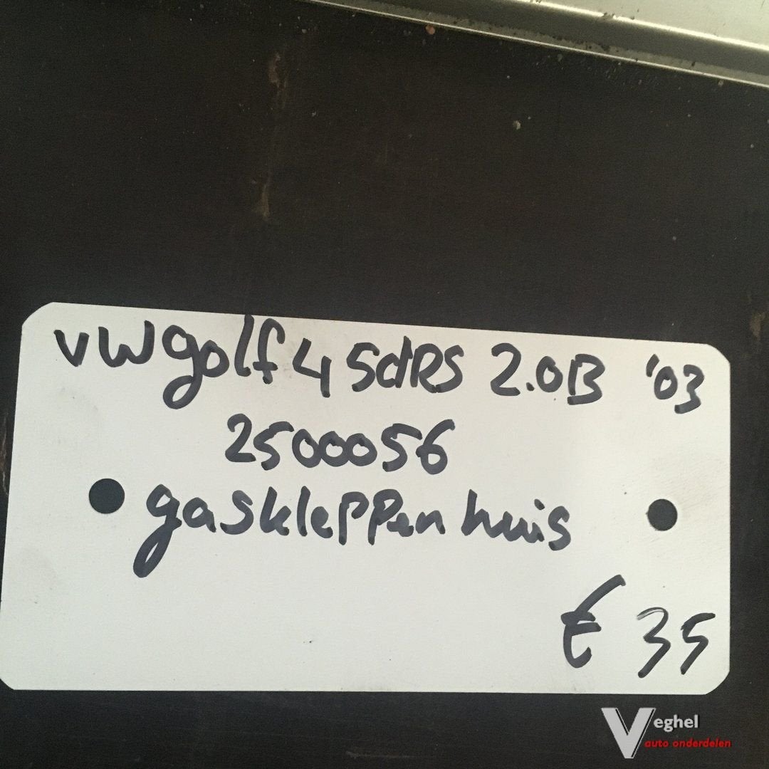 Vw Golf 4 2003  5drs 2.0 B Wagennr 2500056 Gasklephuis, Gebruikt, -, -, Ophalen of Verzenden