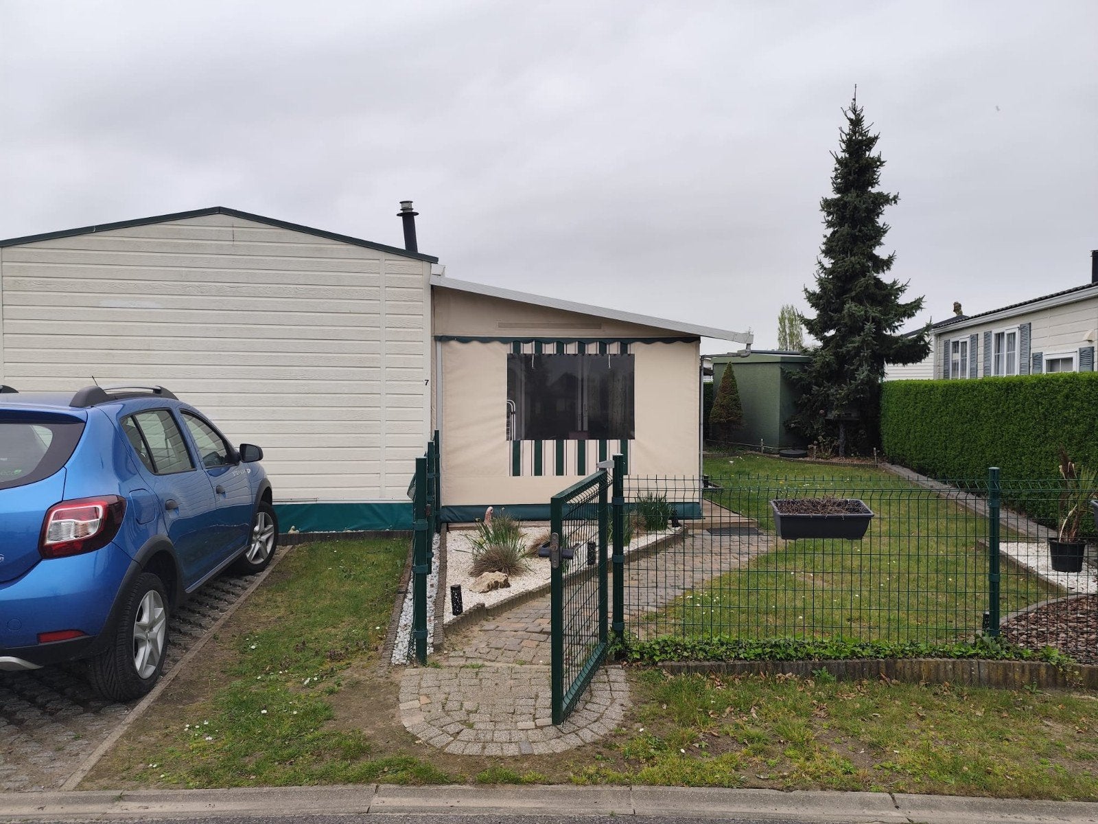 caravane residanciele a jabbek avendre  a 12 km Ostende, Caravanes & Camping, Particulier, Auvent