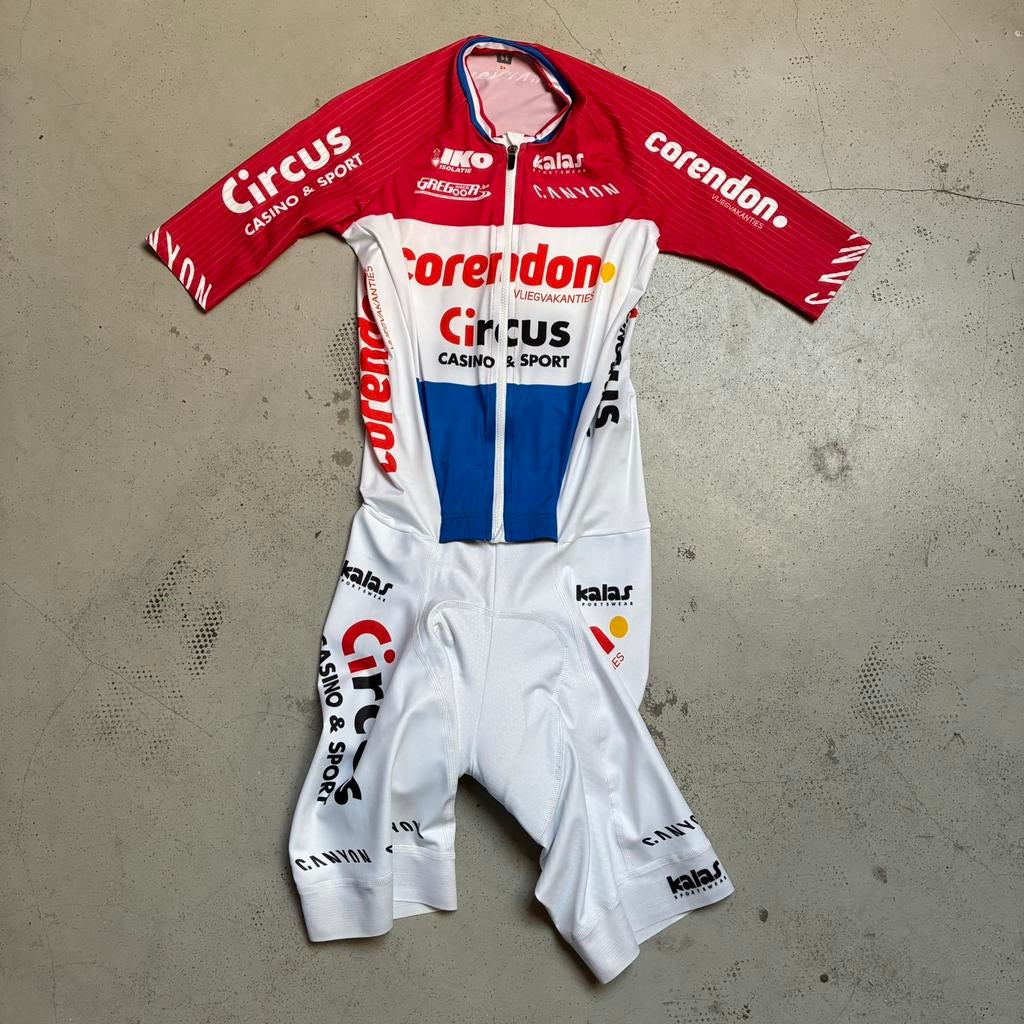 Mathieu van der Poel Corendon-Circus NK koerstrui wielertrui, Fietsen en Brommers, Fietsaccessoires | Fietskleding, Zo goed als nieuw