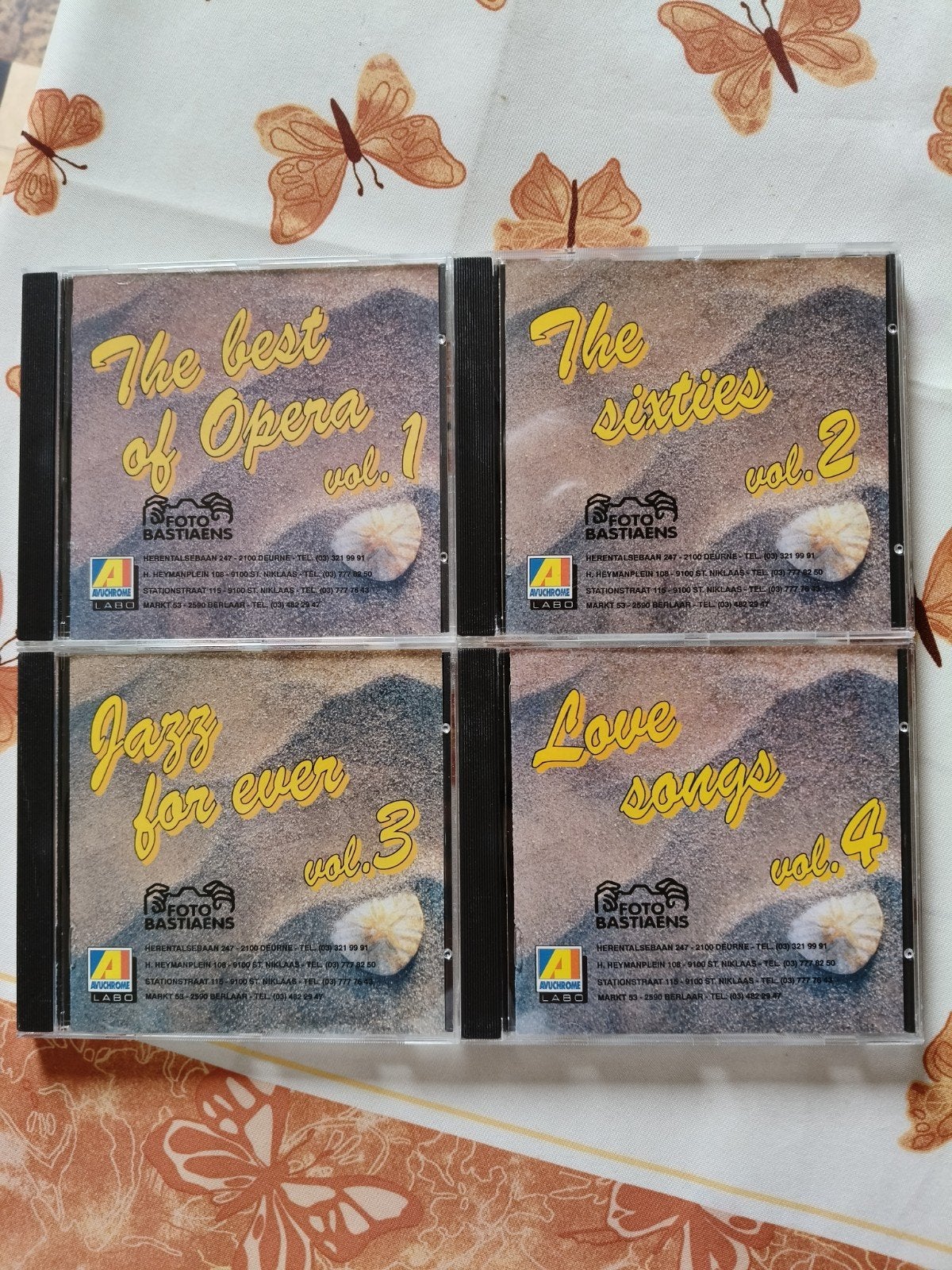 Lot - 4 cd's Foto Bastiaens, CD & DVD, Enlèvement ou Envoi