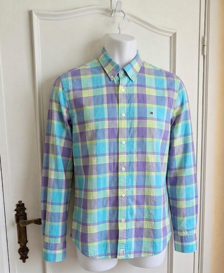 Chemise à carreaux Tommy Hilfiger Vintage Fit XL, Vêtements | Hommes, Chemises, Tour de cou 43/44 (XL), Enlèvement ou Envoi, Comme neuf