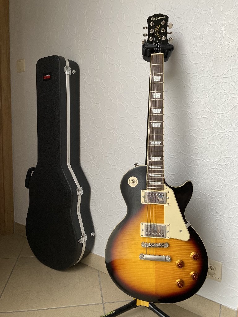 Epiphone Les Paul + nieuwe Gator Koffer + Marshall AMP, Muziek en Instrumenten, Ophalen, Epiphone, Met versterker, Zo goed als nieuw