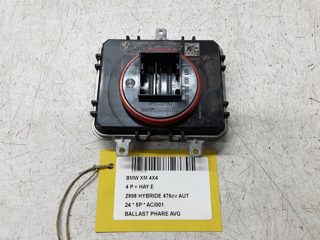 BALLAST DE PHARE XENON GAUCHE BMW XM (09) (5A7378101), Utilisé, BMW, Petuelring 130
80809  München, DE, Bayerische Motoren Werke AG