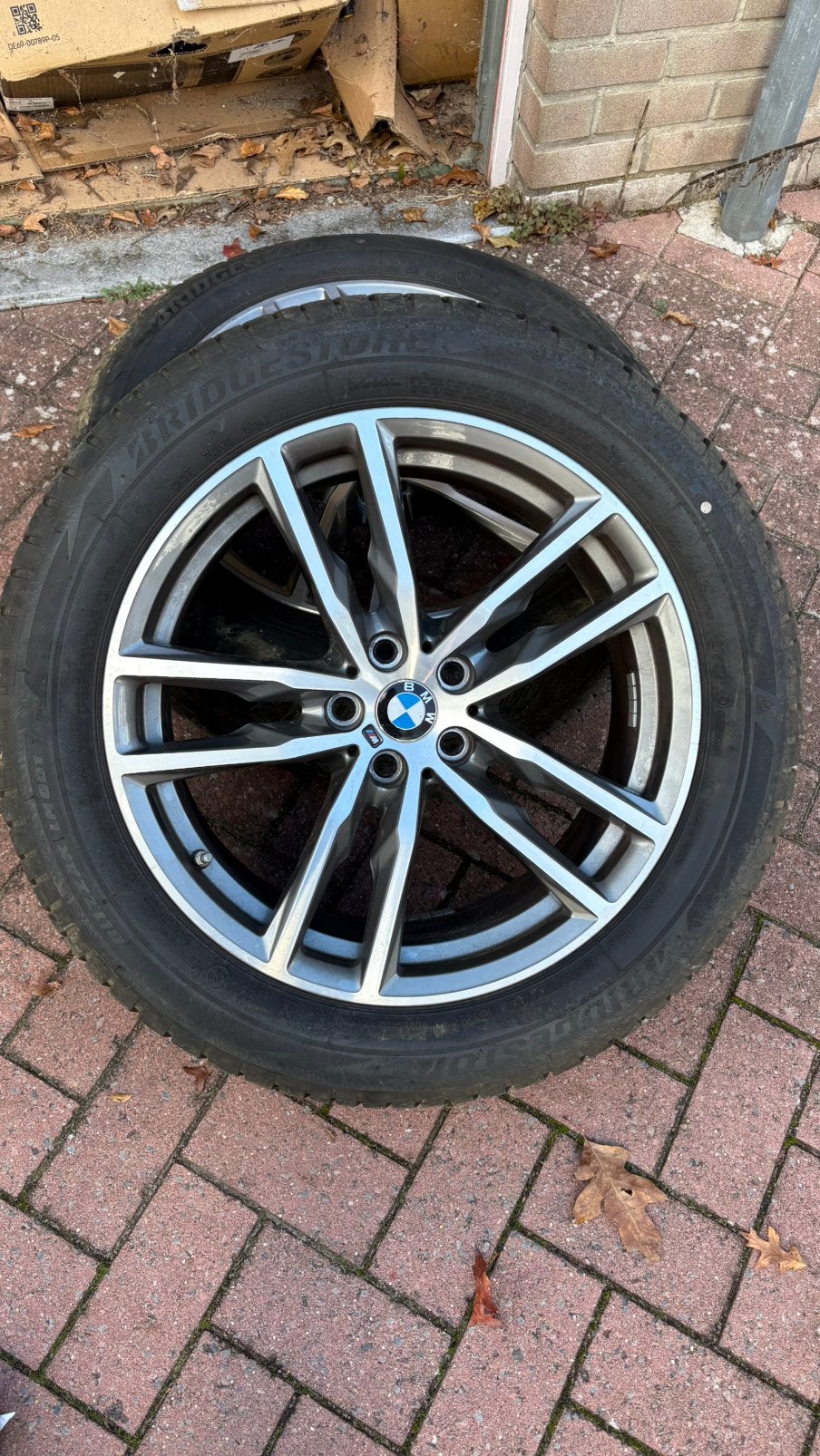 BMW 19” M-velgen met Bridgestone winterbanden, 19 inch, Gebruikt, Banden en Velgen, Personenwagen