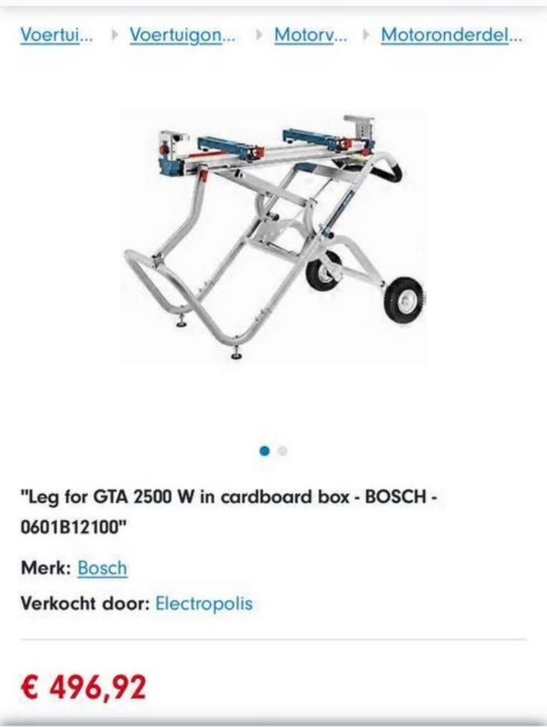 Te koop afkortzaag van bosh zelden gebruikt, Ophalen, Zo goed als nieuw, Afkortzaag